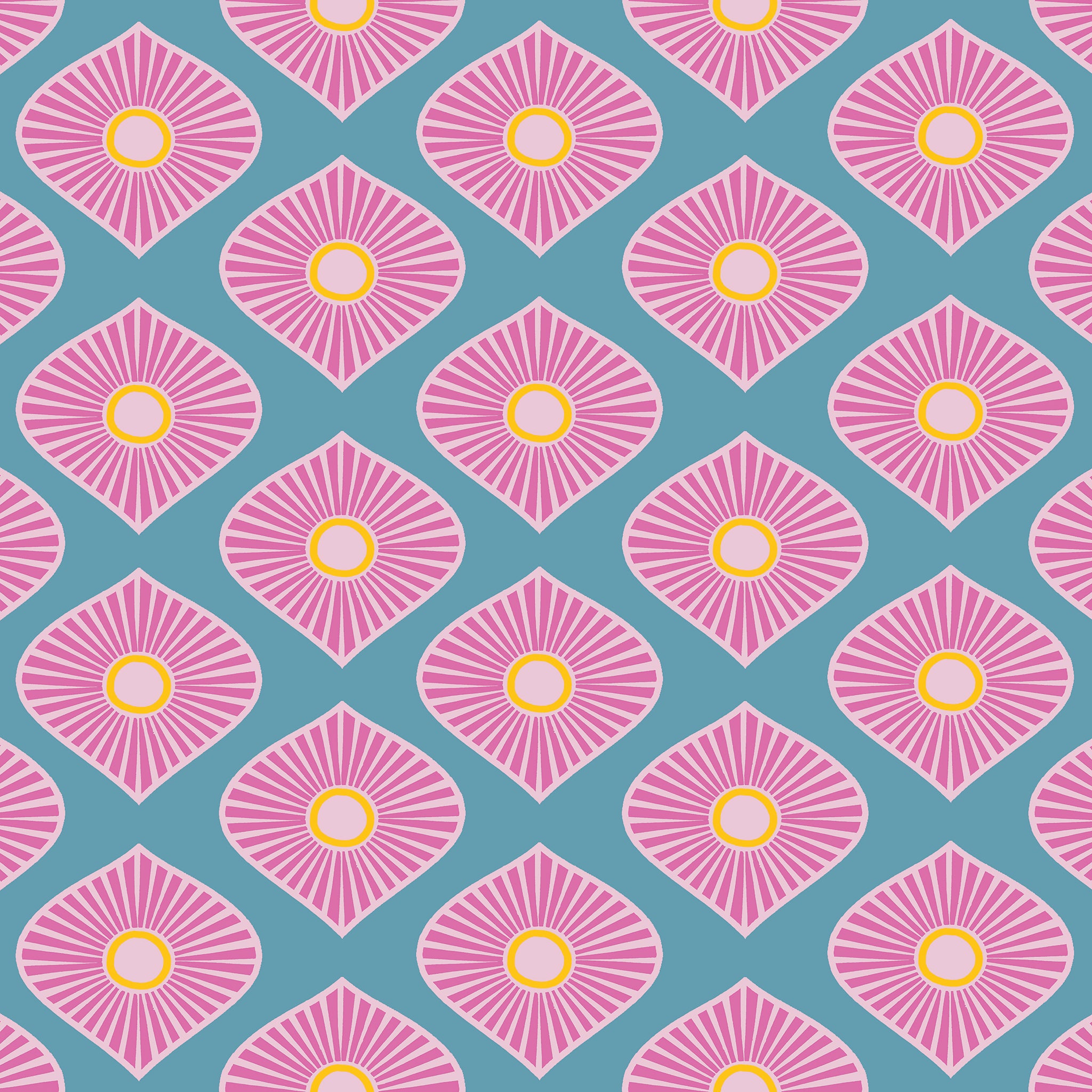 CIRCUS IN MOROCCO MUDDY BLUE XL WALLPAPER