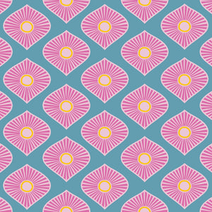 CIRCUS IN MOROCCO MUDDY BLUE XL WALLPAPER