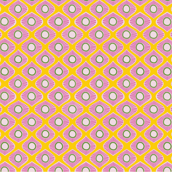 MOROCCAN CIRCUS WALLPAPER - YELLOW