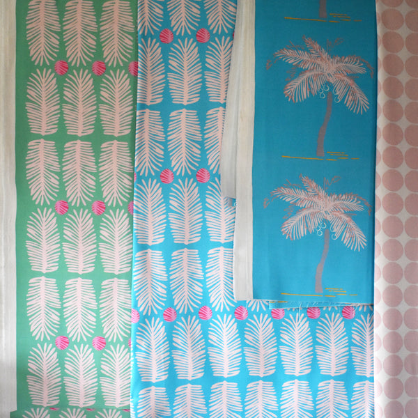 Pina Colada Sea Green Fabric