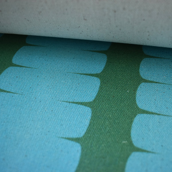 LUMPS AND BUMPS TURQ/GREEN FABRIC