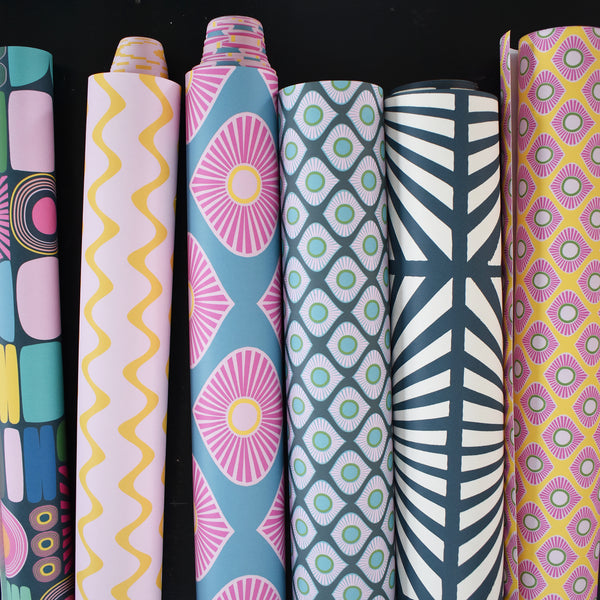 MOROCCAN CIRCUS WALLPAPER - YELLOW