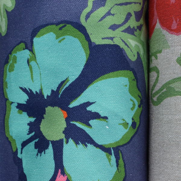 PEONIES NATURAL FABRIC