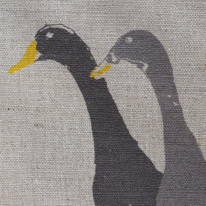 RUNNER DUCKS GREY FABRIC