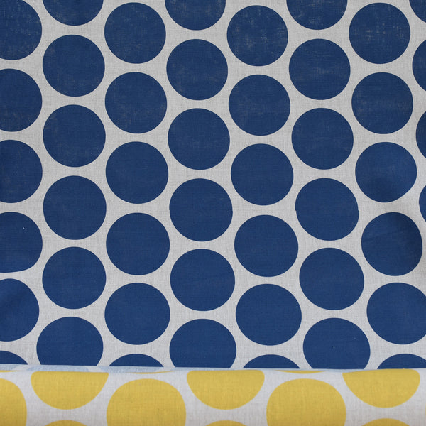 SPOTS NAVY FABRIC