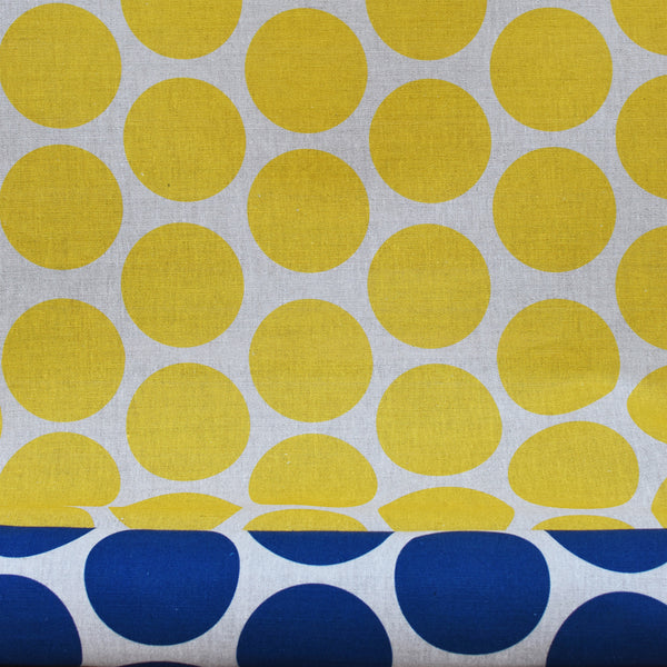 SPOTS YELLOW FABRIC