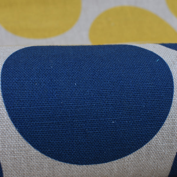SPOTS NAVY FABRIC