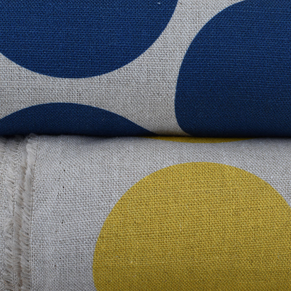 SPOTS NAVY FABRIC