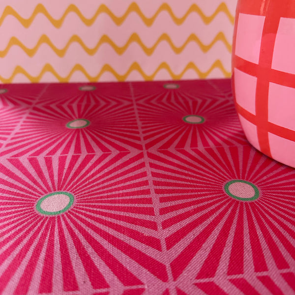 CIRCUS PINK/GREEN XS FABRIC