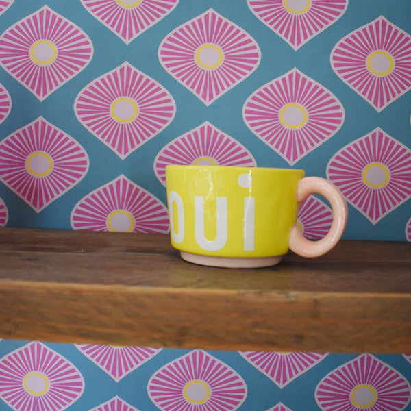 CIRCUS IN MOROCCO MUDDY BLUE XL WALLPAPER