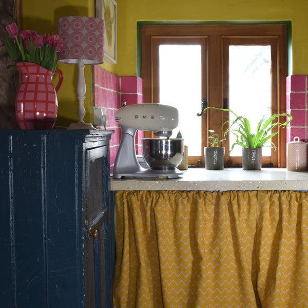 HEARTBEAT YELLOW FABRIC