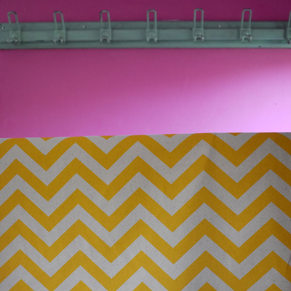 CHEVRONS YELLOW FABRIC