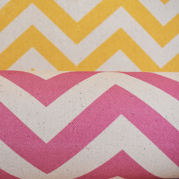 CHEVRONS YELLOW FABRIC